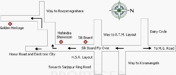 Images for Location Plan of Golden Nests Builders Golden Heritage