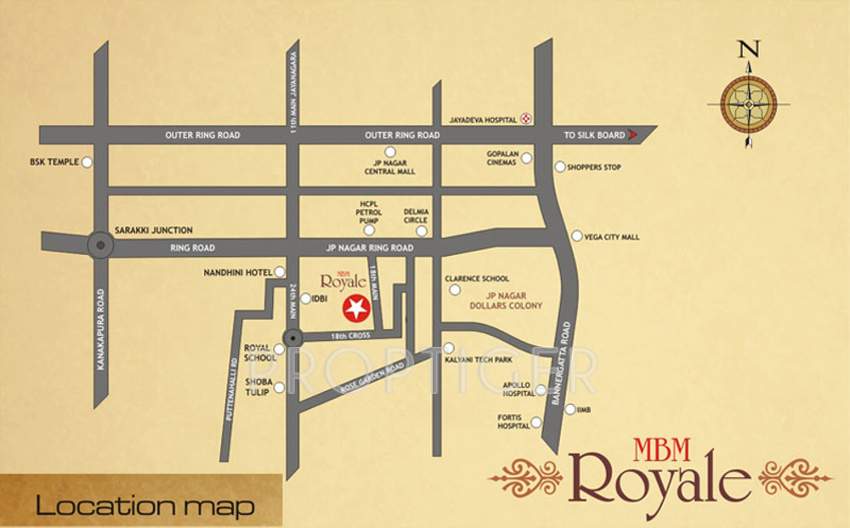  royale Images for Location Plan of MBM Royale