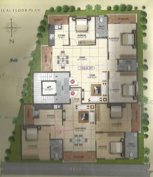  mithra-homes Mithra Homes  Cluster Plan