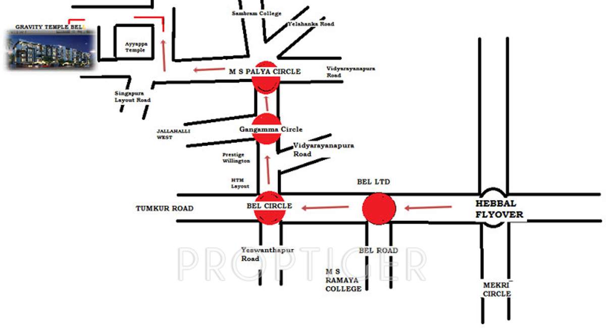 temple bell Images for Location Plan of Gravity Homes Pvt Ltd Temple Bell