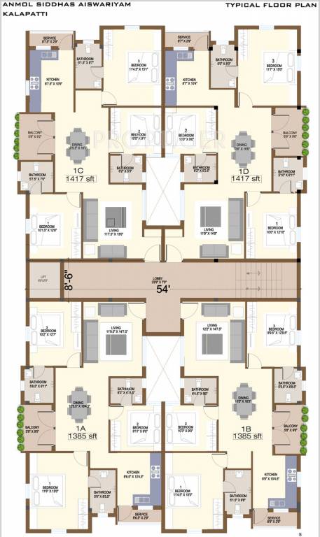 Images for Cluster Plan of Anmol Siddhas Aiswariyam