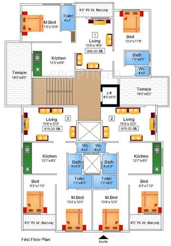 Images for Cluster Plan of Advait Chinmay Niwas
