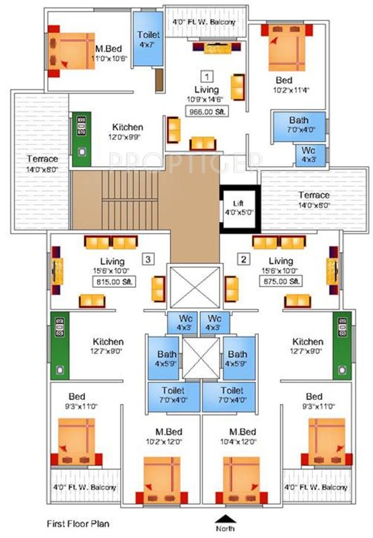 Images for Cluster Plan of Advait Chinmay Niwas