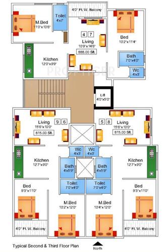 Images for Cluster Plan of Advait Chinmay Niwas
