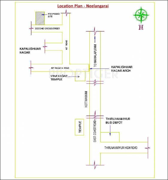 Images for Location Plan of Revathy Neelangarai