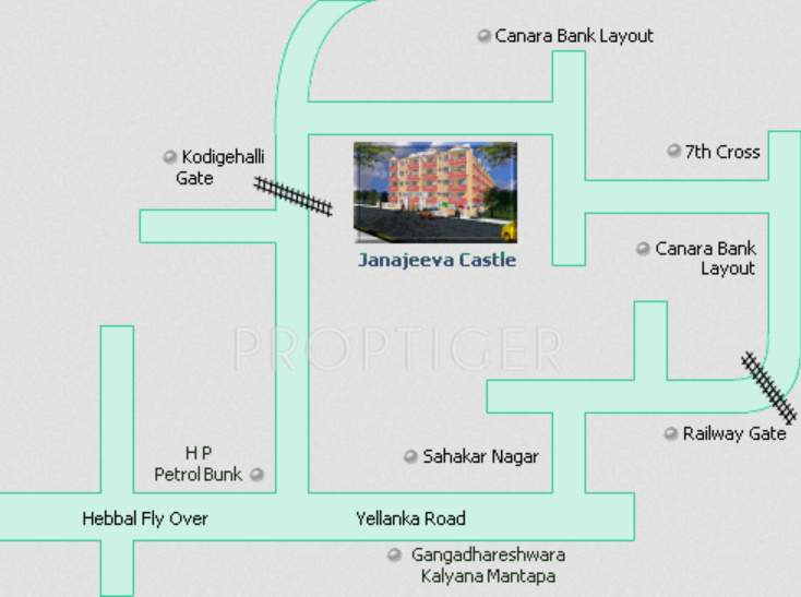  castle Location Plan