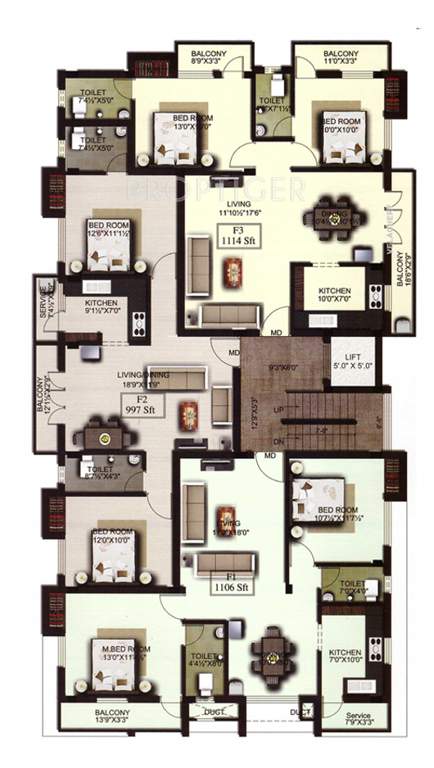 amraa properties grandeur Amraa's Grandeur Cluster Plan from 1st to 2nd Floor