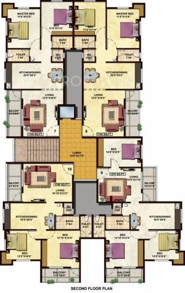 Images for Cluster Plan of Advait Anandvan Apartment