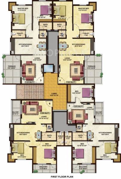 Images for Cluster Plan of Advait Anandvan Apartment