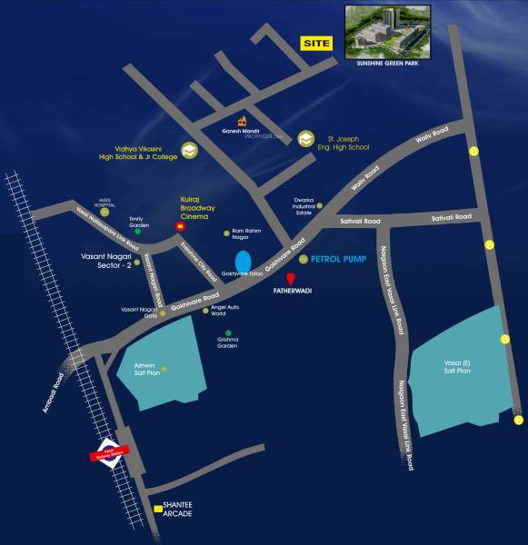 Location Plan sunshine-green-park Location Plan