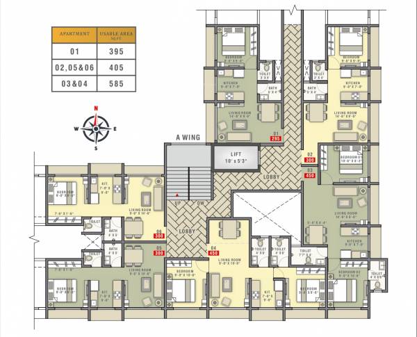  shalibhadra-yash Wing A Cluster Plan