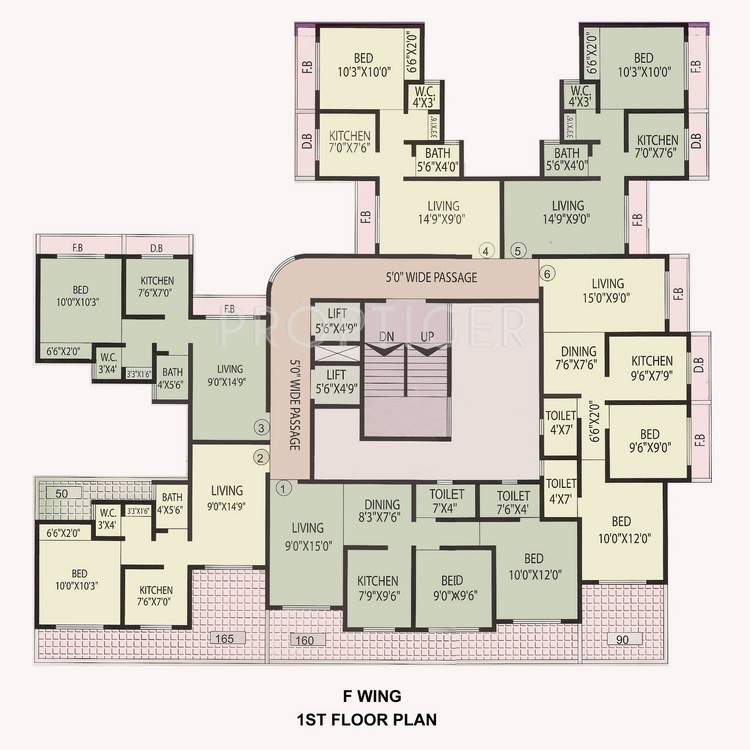 Images for Cluster Plan of Parasnath Parshwa Heights