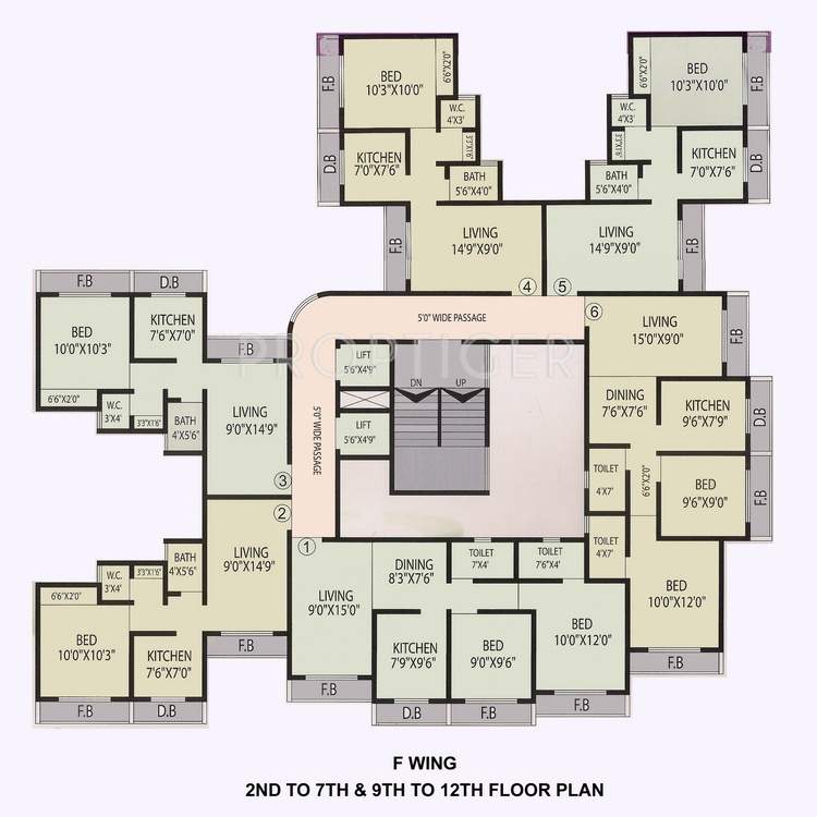 Images for Cluster Plan of Parasnath Parshwa Heights