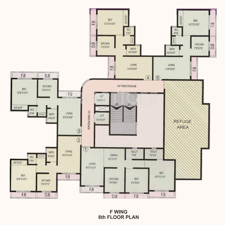Images for Cluster Plan of Parasnath Parshwa Heights