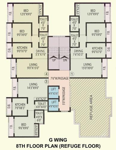 Images for Cluster Plan of Parasnath Parshwa Heights