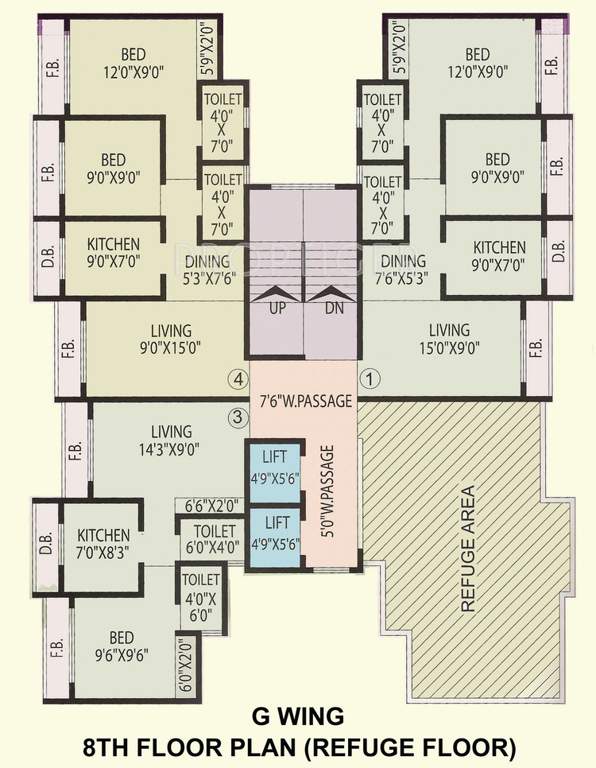 Images for Cluster Plan of Parasnath Parshwa Heights
