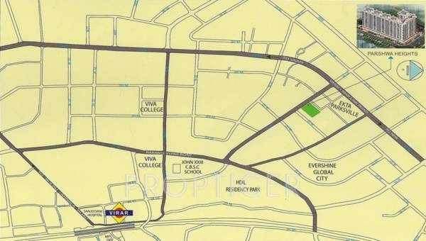 Images for Location Plan of Parasnath Parshwa Heights