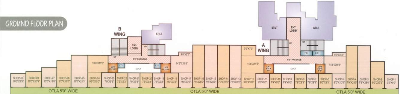  plaza Images for Cluster Plan of Royal Royal Plaza