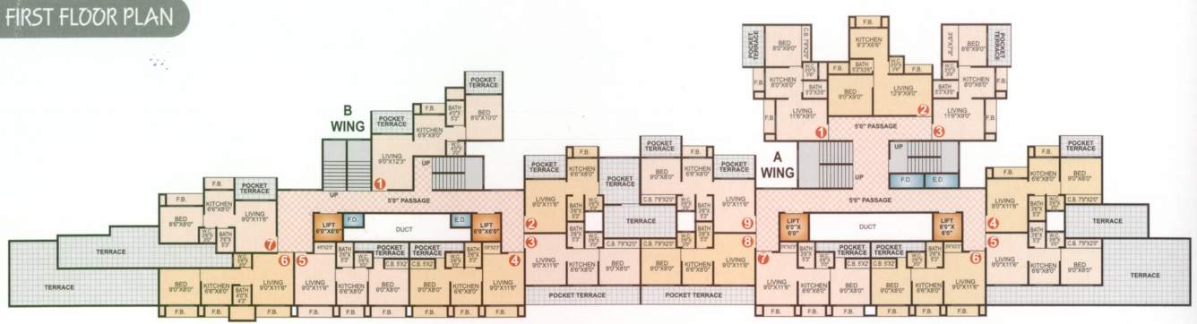  plaza Images for Cluster Plan of Royal Royal Plaza