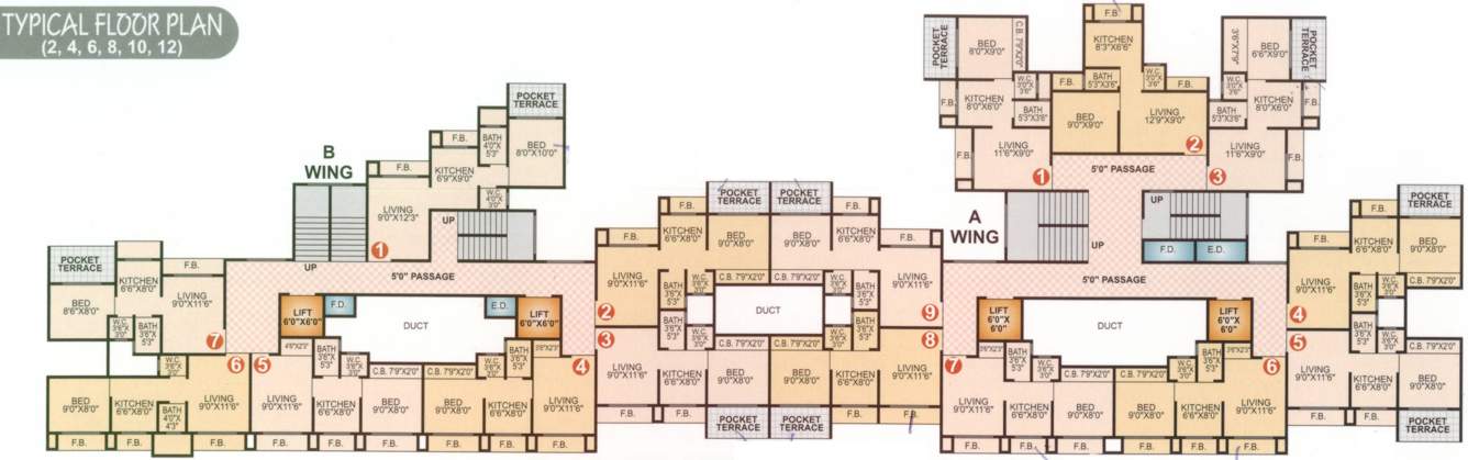 plaza Images for Cluster Plan of Royal Royal Plaza