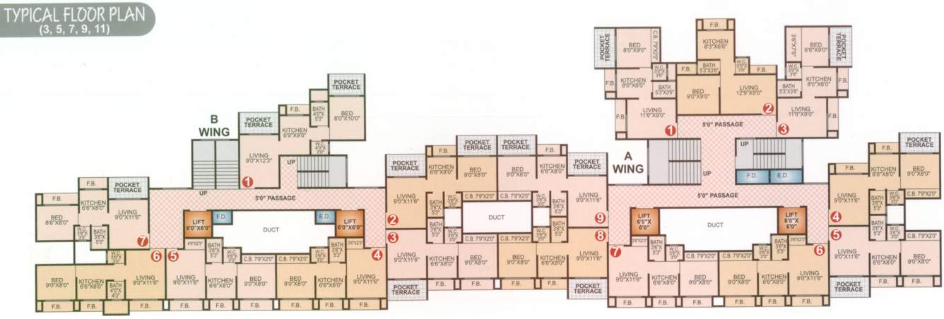  plaza Images for Cluster Plan of Royal Royal Plaza