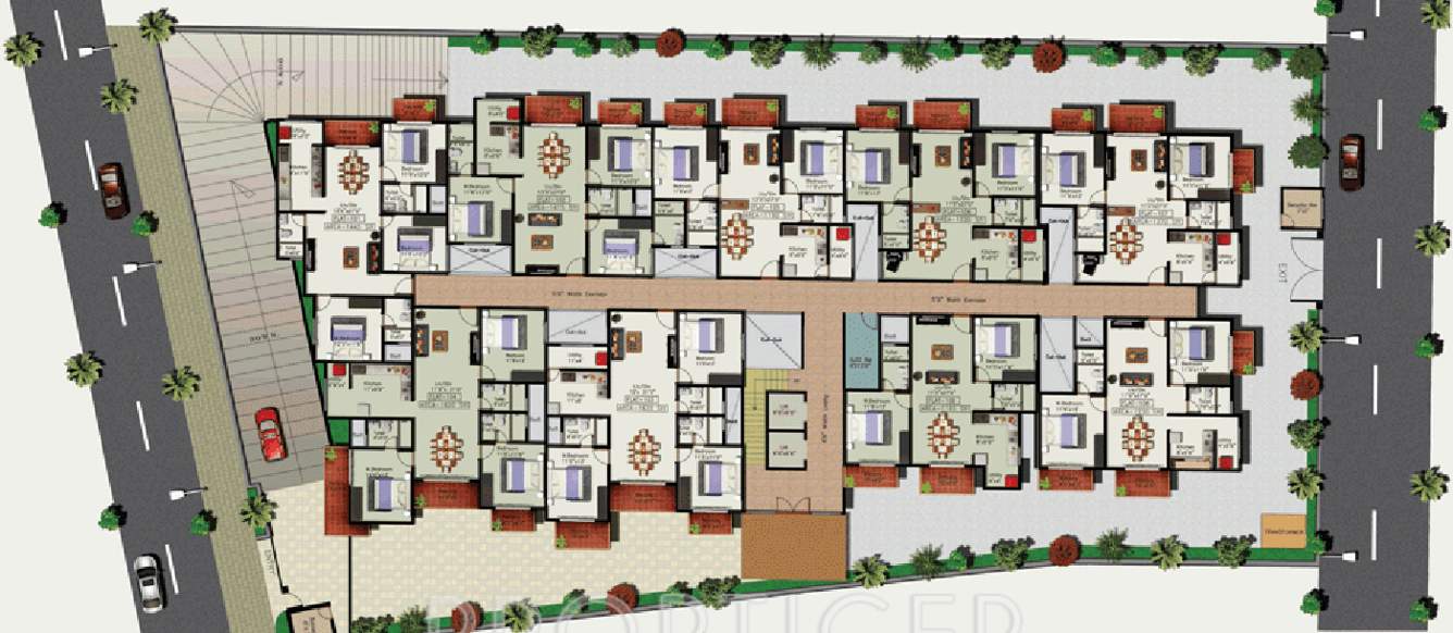 alliance venture group palm terraces Palm Terraces Typical Floor Cluster Plan