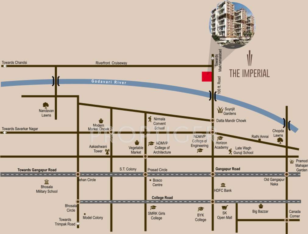 Images for Location Plan of Suyash The Imperial Apartment
