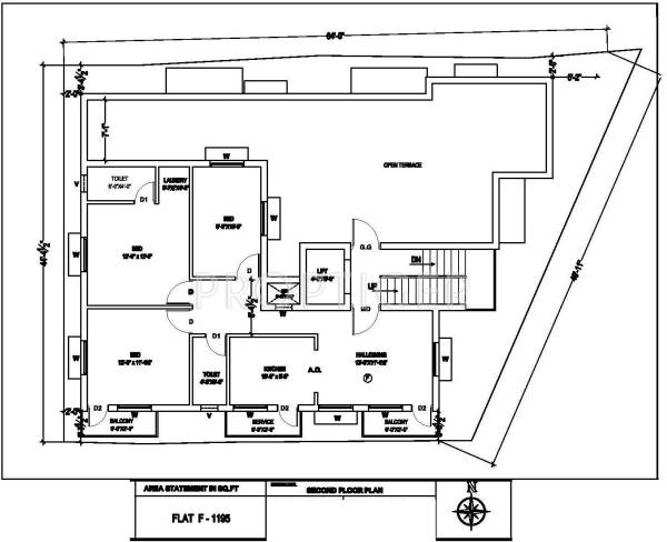 Images for Cluster Plan of Revathy Anush Apartment