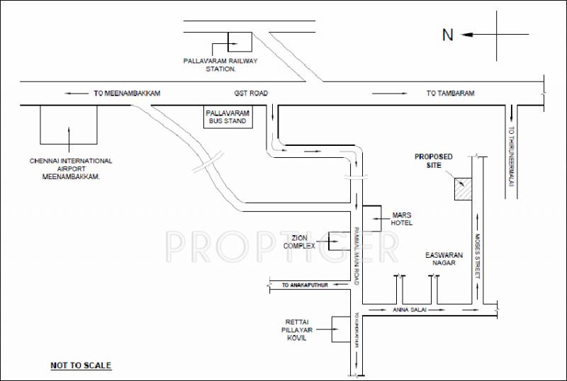 Images for Location Plan of Revathy Anush Apartment