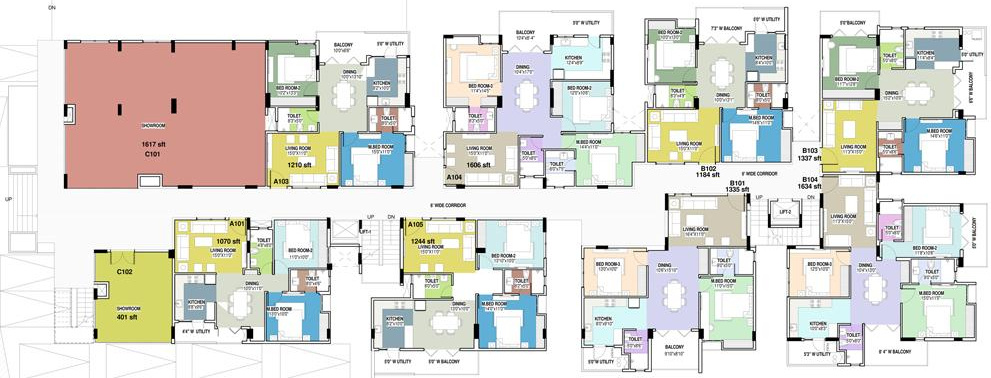 Images for Cluster Plan of Greater May Flower