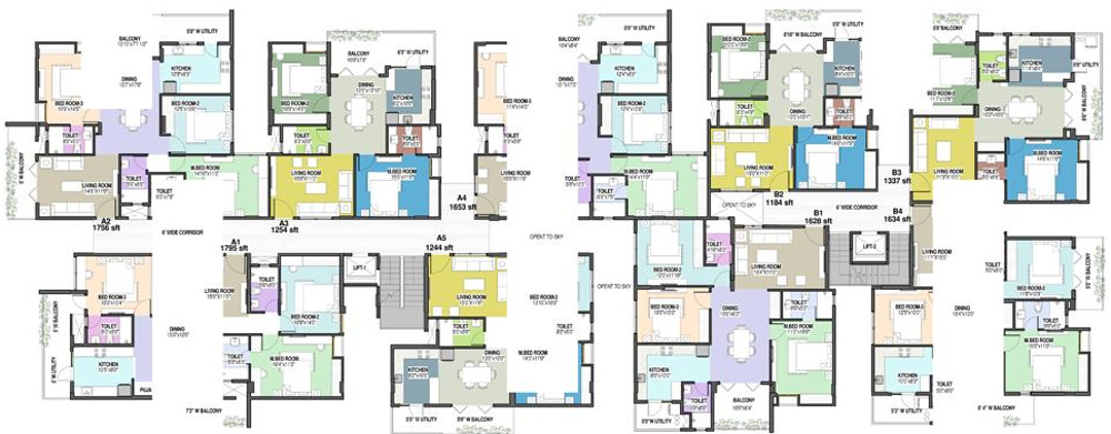Images for Cluster Plan of Greater May Flower