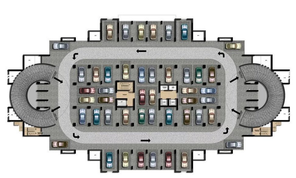  the address Block 1 To 8 Cluster Plan For Ground Floor