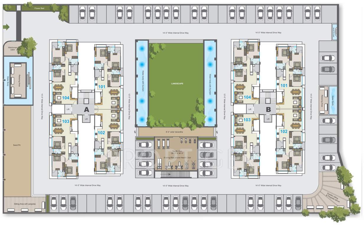 flamingo Images for Cluster Plan of White Flamingo