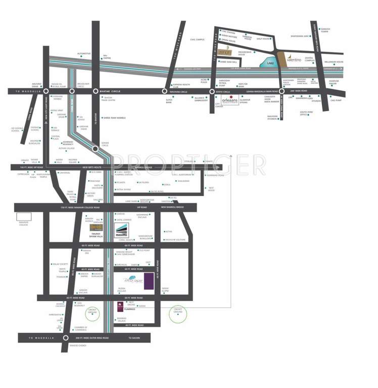 flamingo Images for Location Plan of White Flamingo