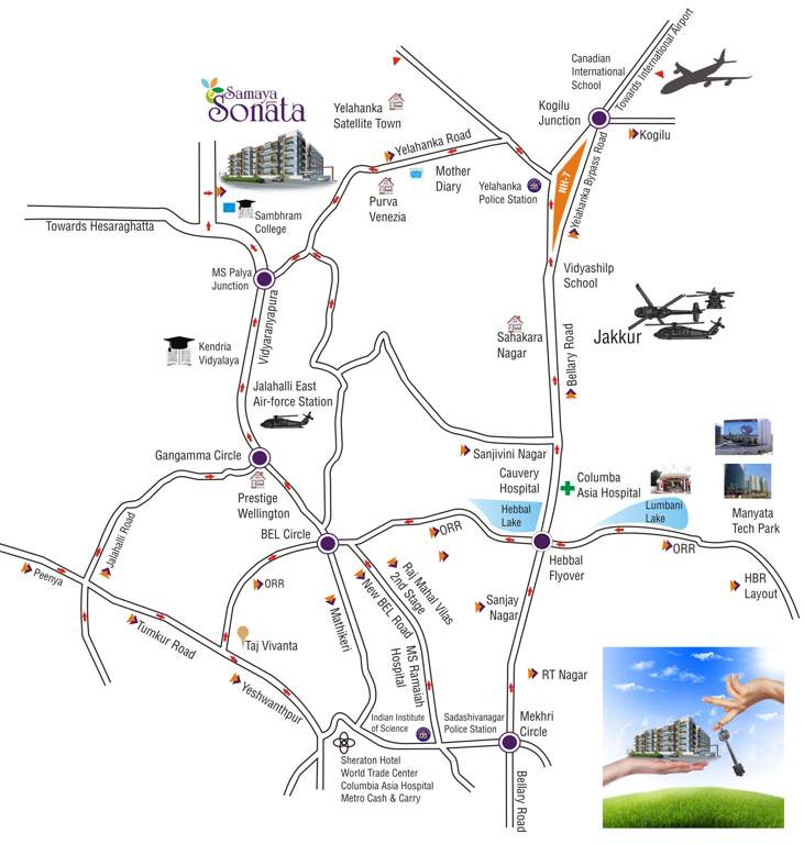  sonata Images for Location Plan of Samaya Sonata
