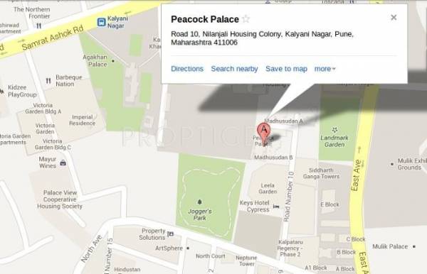 Images for Location Plan of Reputed Builder Peacock Palace
