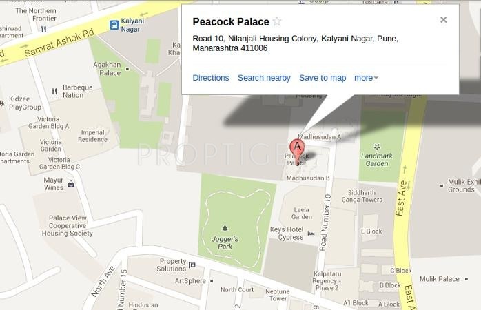 Images for Location Plan of Reputed Builder Peacock Palace