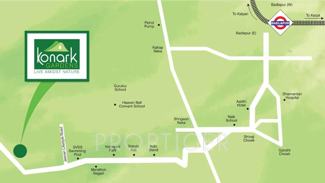 gardens Images for Location Plan of Konark Gardens