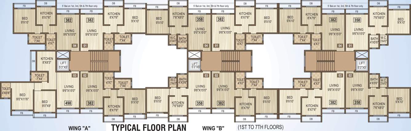  residency Images for Cluster Plan of Bachraj Residency