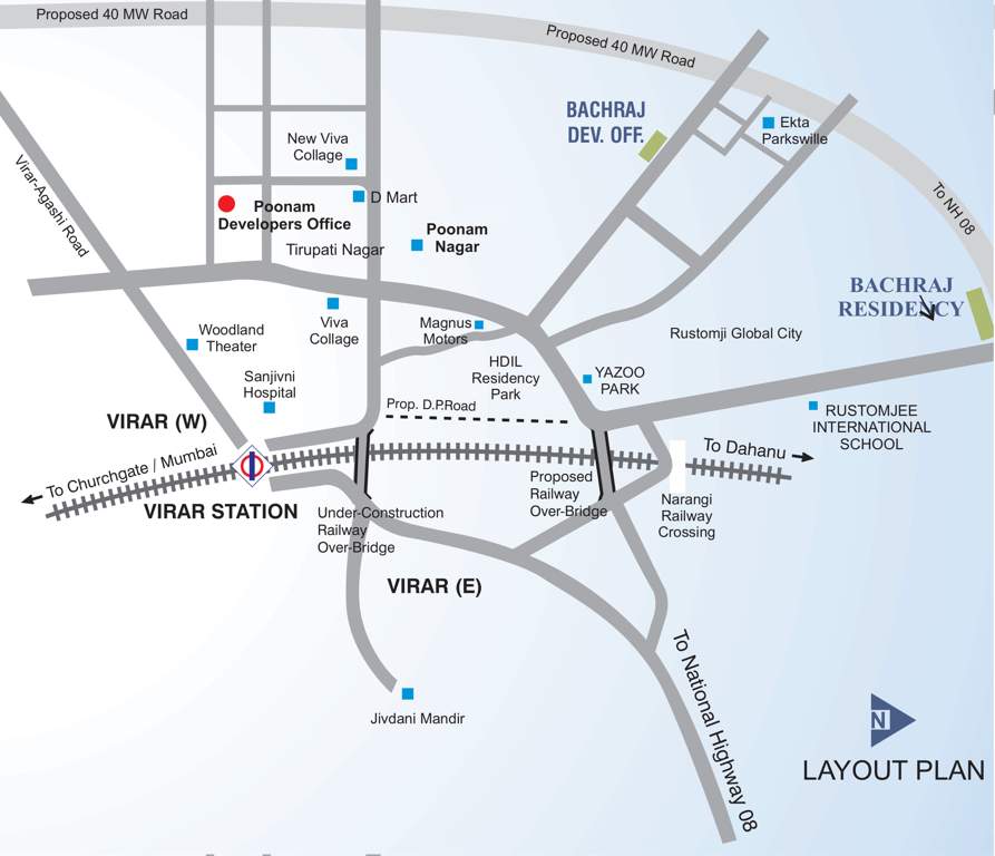  residency Images for Location Plan of Bachraj Residency