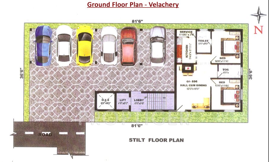 Images for Cluster Plan of Revathy Raaj Valli Residency