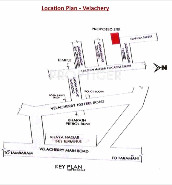 Images for Location Plan of Revathy Raaj Valli Residency