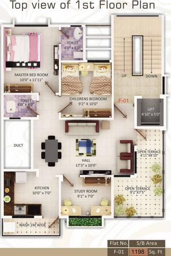 Images for Cluster Plan of Chavan Satyajeet Apartment Images for Cluster Plan of Chavan Satyajeet Apartment