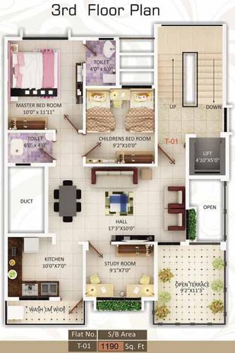 Images for Cluster Plan of Chavan Satyajeet Apartment Images for Cluster Plan of Chavan Satyajeet Apartment
