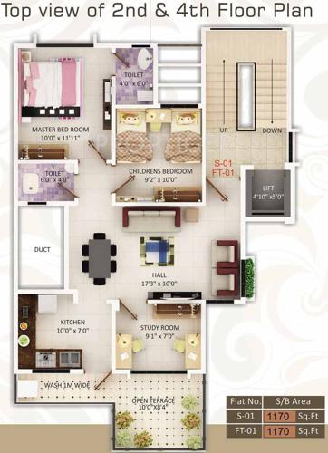 Images for Cluster Plan of Chavan Satyajeet Apartment Images for Cluster Plan of Chavan Satyajeet Apartment