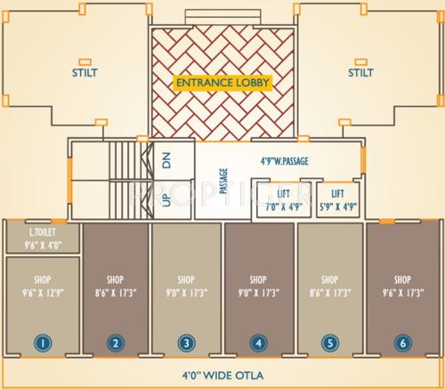  kingston-crown Images for Cluster Plan of Viva Kingston Crown