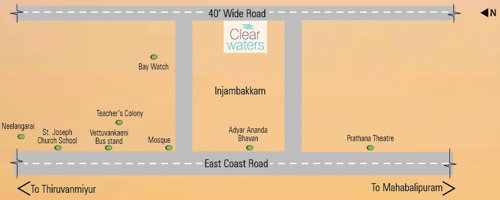 Images for Location Plan of Bhoomi and Buildings Clear Waters