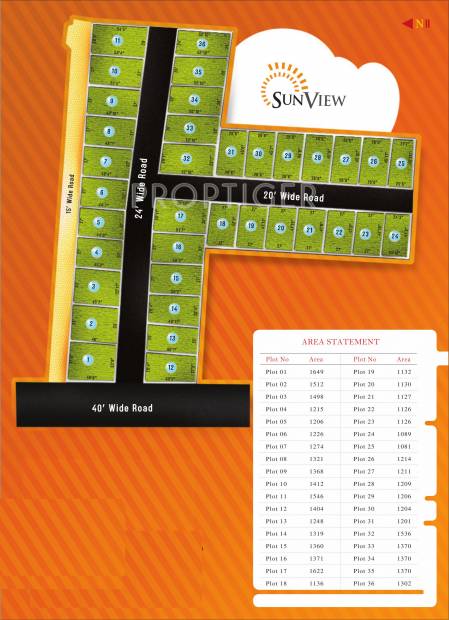 Images for Layout Plan of Bhoomi and Buildings SunView