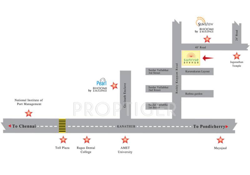 Images for Location Plan of Bhoomi and Buildings Sunrise Avenue