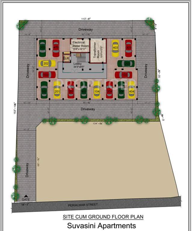 Images for Cluster Plan of Varna Suvasini Apartments